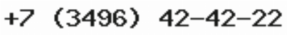 Телефон компании