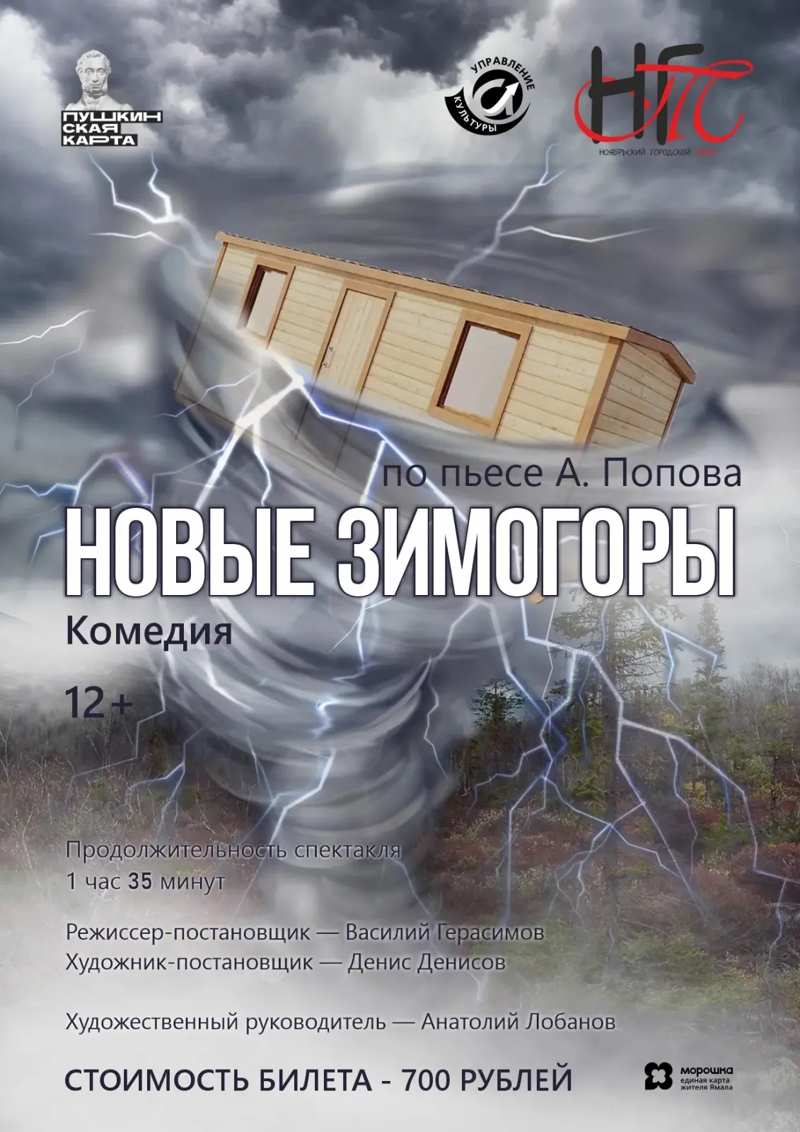 Спектакль "Новые зимогоры", Дворец Культуры и кино «Русь»